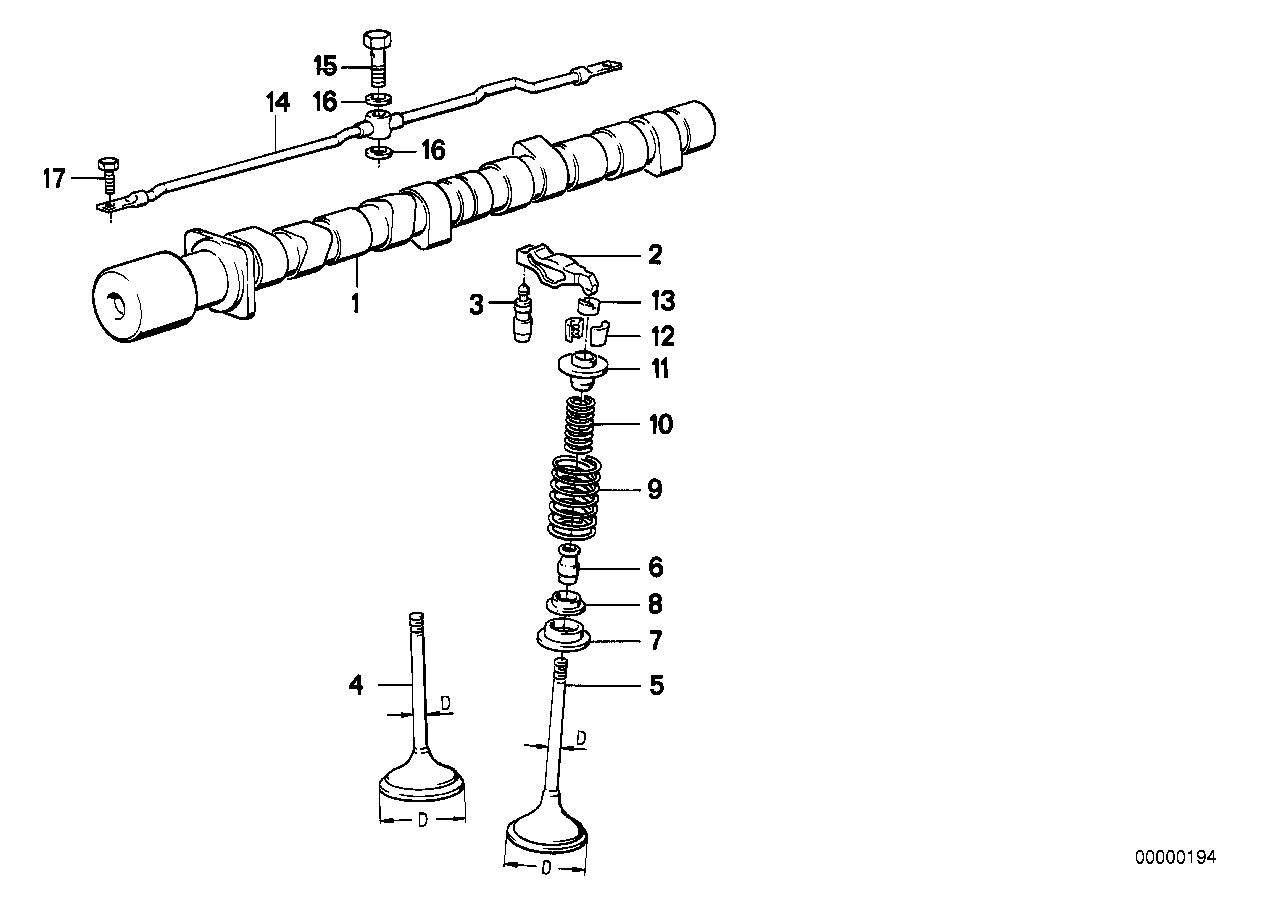 RENAULT 11349059171 - Tiivistesarja, venttiilivarsi inparts.fi