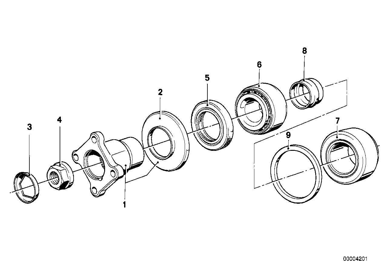 BMW 33 12 1 214 080 - Akselitiiviste, tasauspyörästö inparts.fi