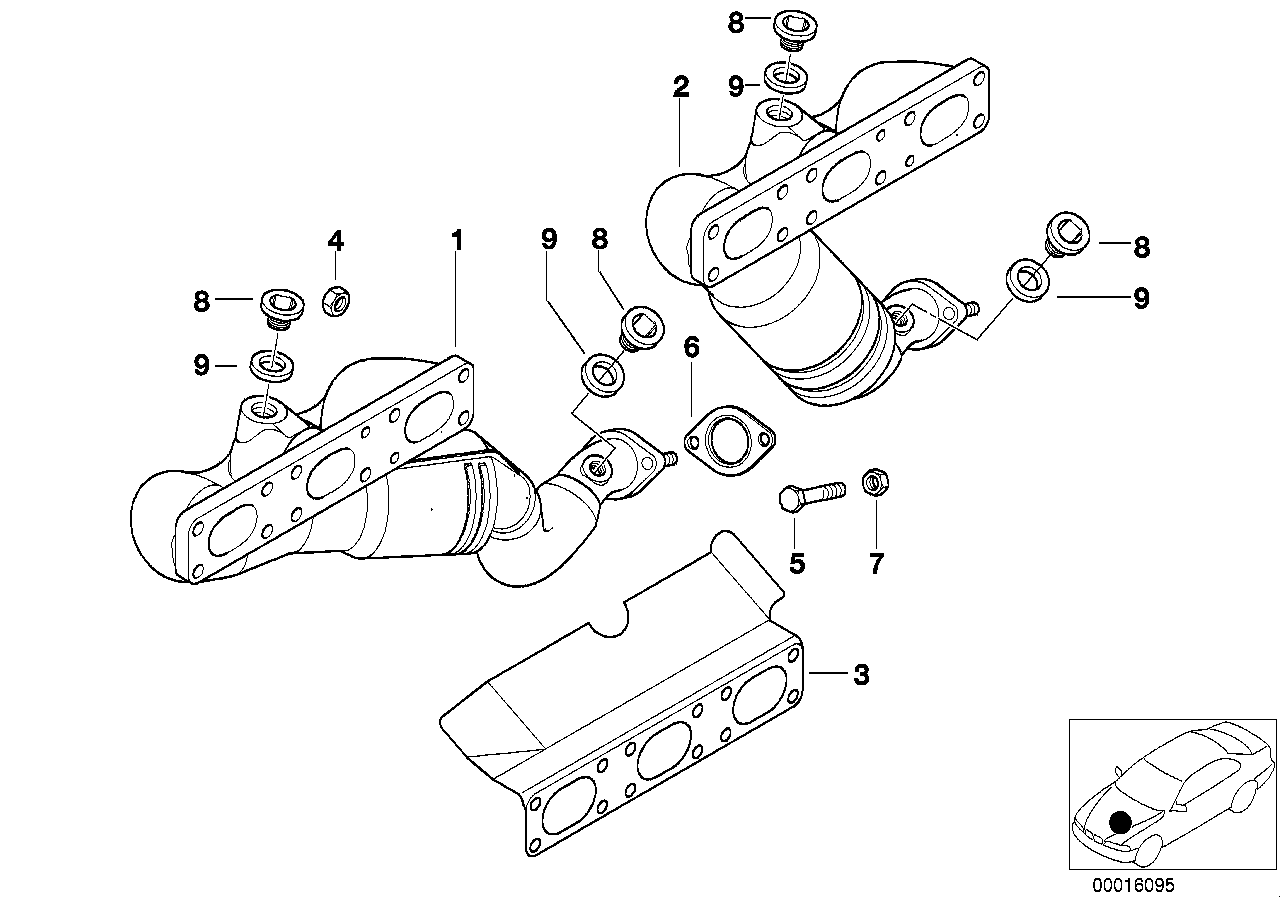 BMW 11 62 7 503 675 - Katalysaattori inparts.fi