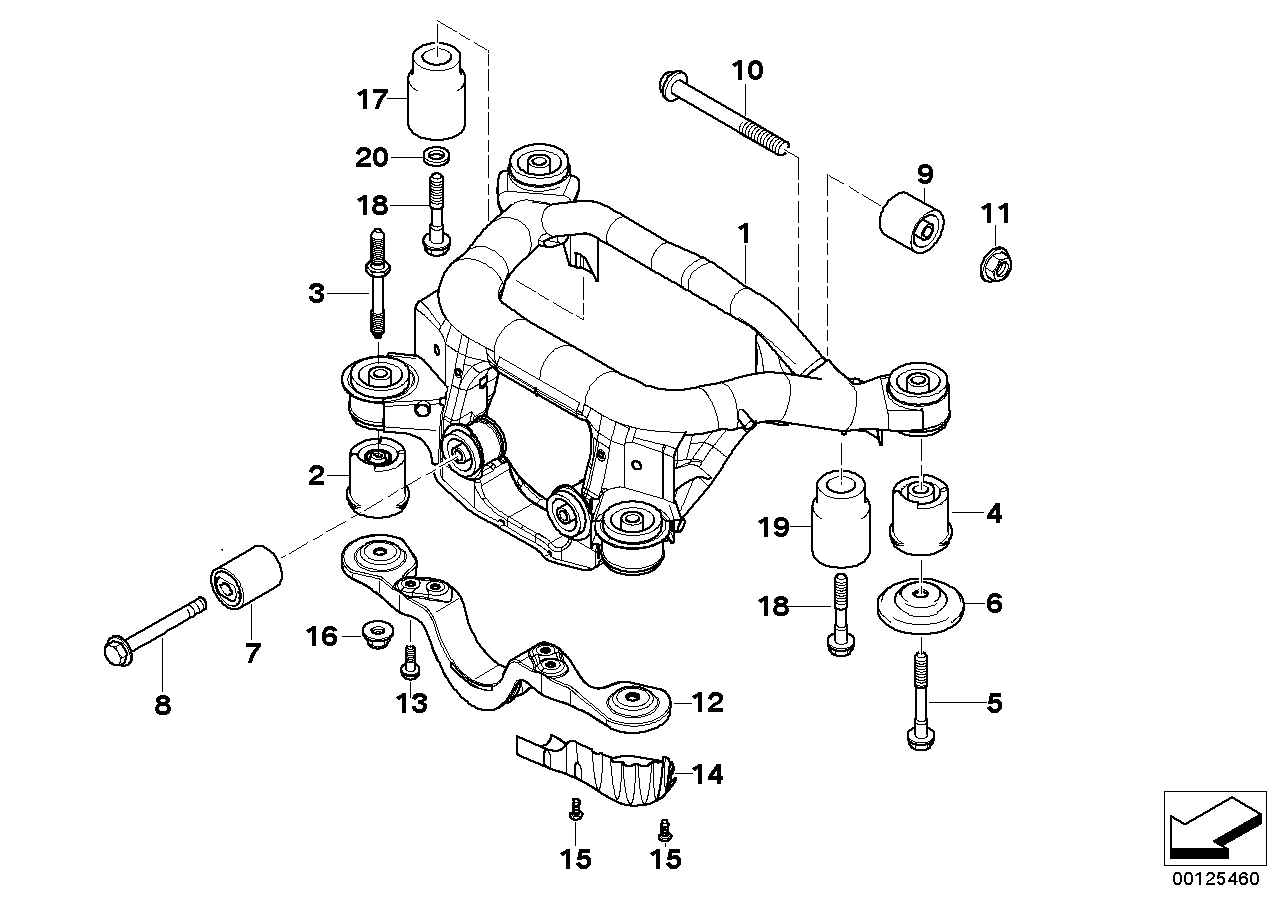 BMW 33 17 6 751 808 - Tukivarren hela inparts.fi