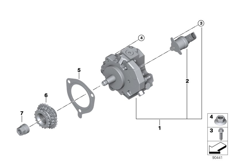 BMW 13 51 8 511 824 - Ruiskutuspumppu inparts.fi