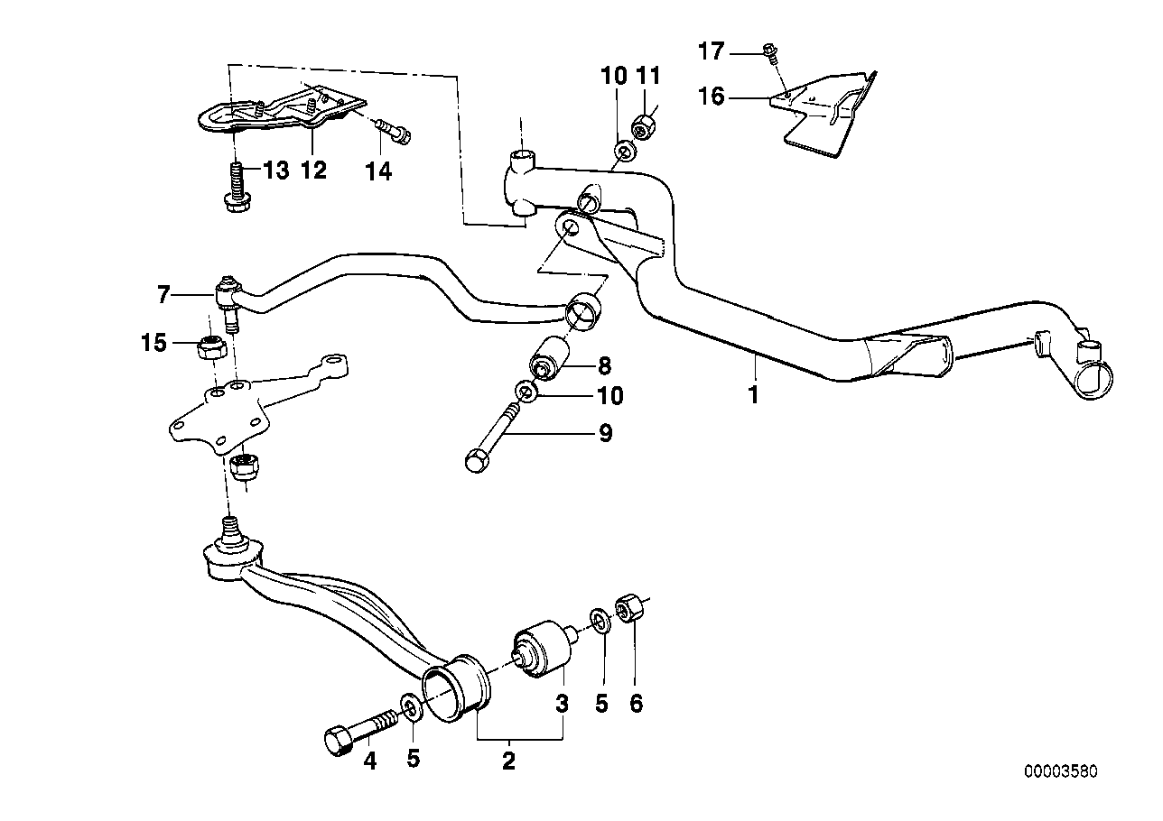 BMW 31 12 1 141 097 - Tukivarsi, pyöräntuenta inparts.fi