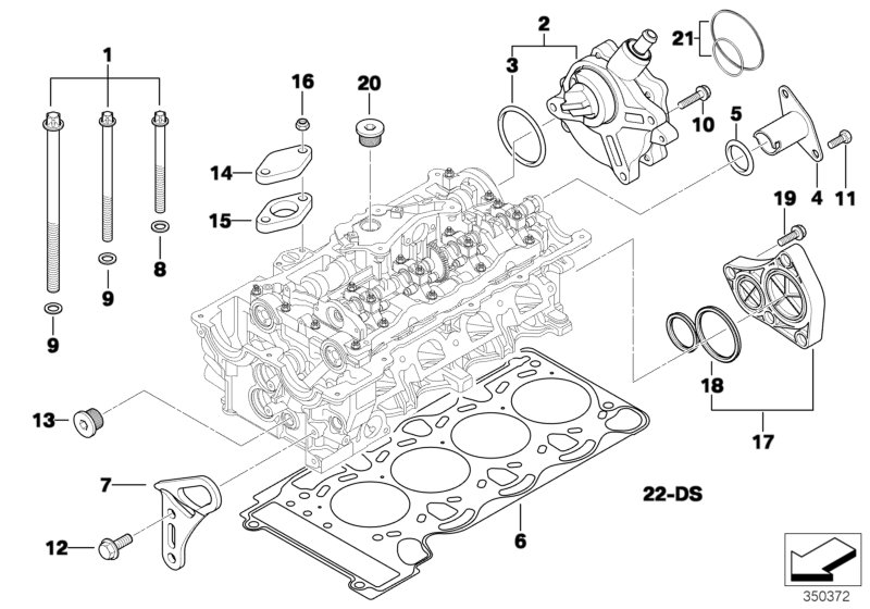 BMW 11 12 7 509 710 - Tiiviste, sylinterikansi inparts.fi