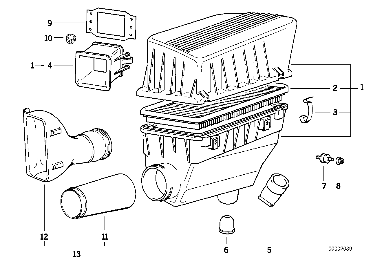 BMW 13711247465 - Ilmansuodatin inparts.fi