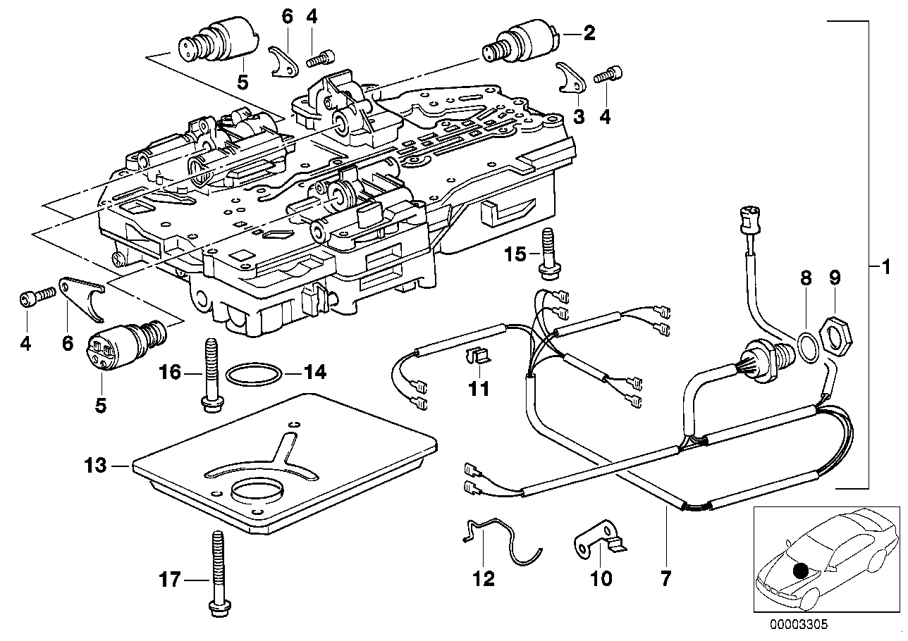 BMW 24 31 1 218 570 - Tiivisterengas, hydrauliikkasuodatin inparts.fi