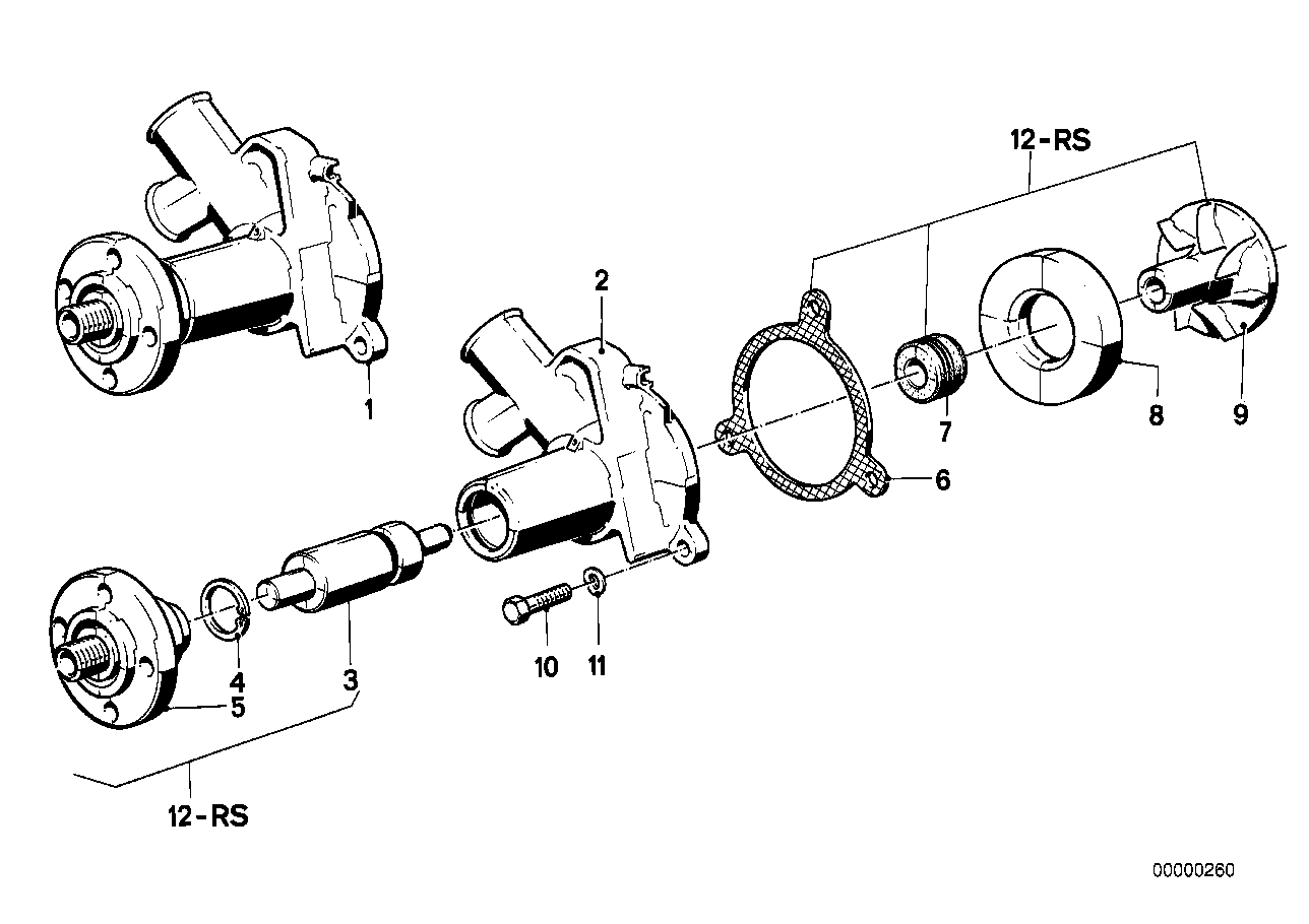 BMW 11 51 9 070 759 - Vesipumppu inparts.fi