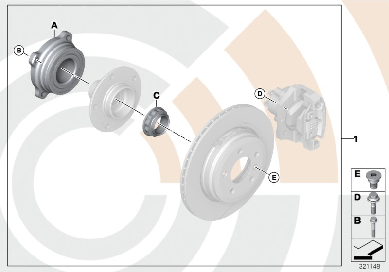 BMW 33 41 2 347 995 - Pyöränlaakerisarja inparts.fi