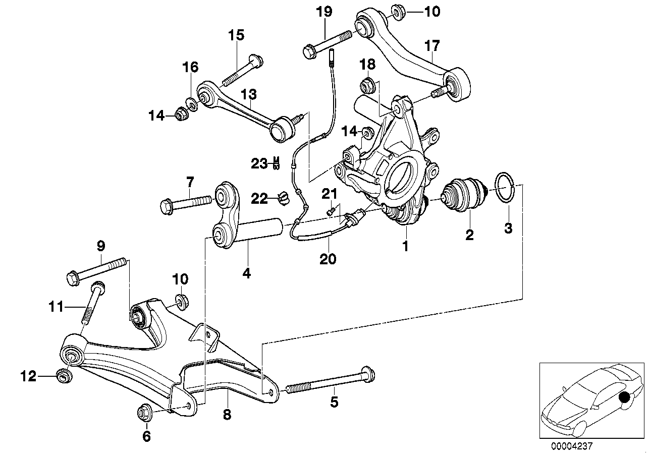 BMW 33 32 6 770 749 - Tukivarsi, pyöräntuenta inparts.fi