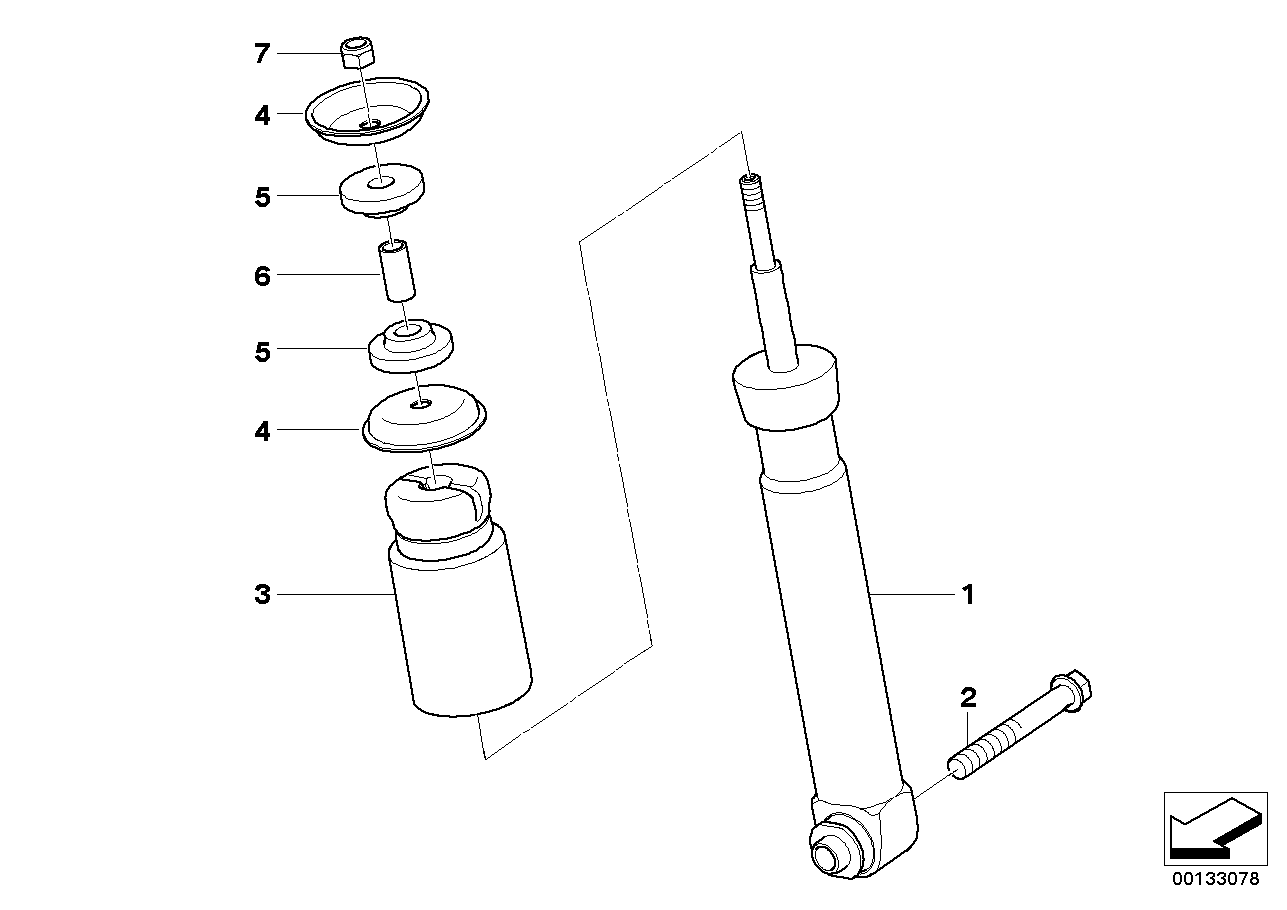 BMW 33526769295 - Jousijalan tukilaakeri inparts.fi