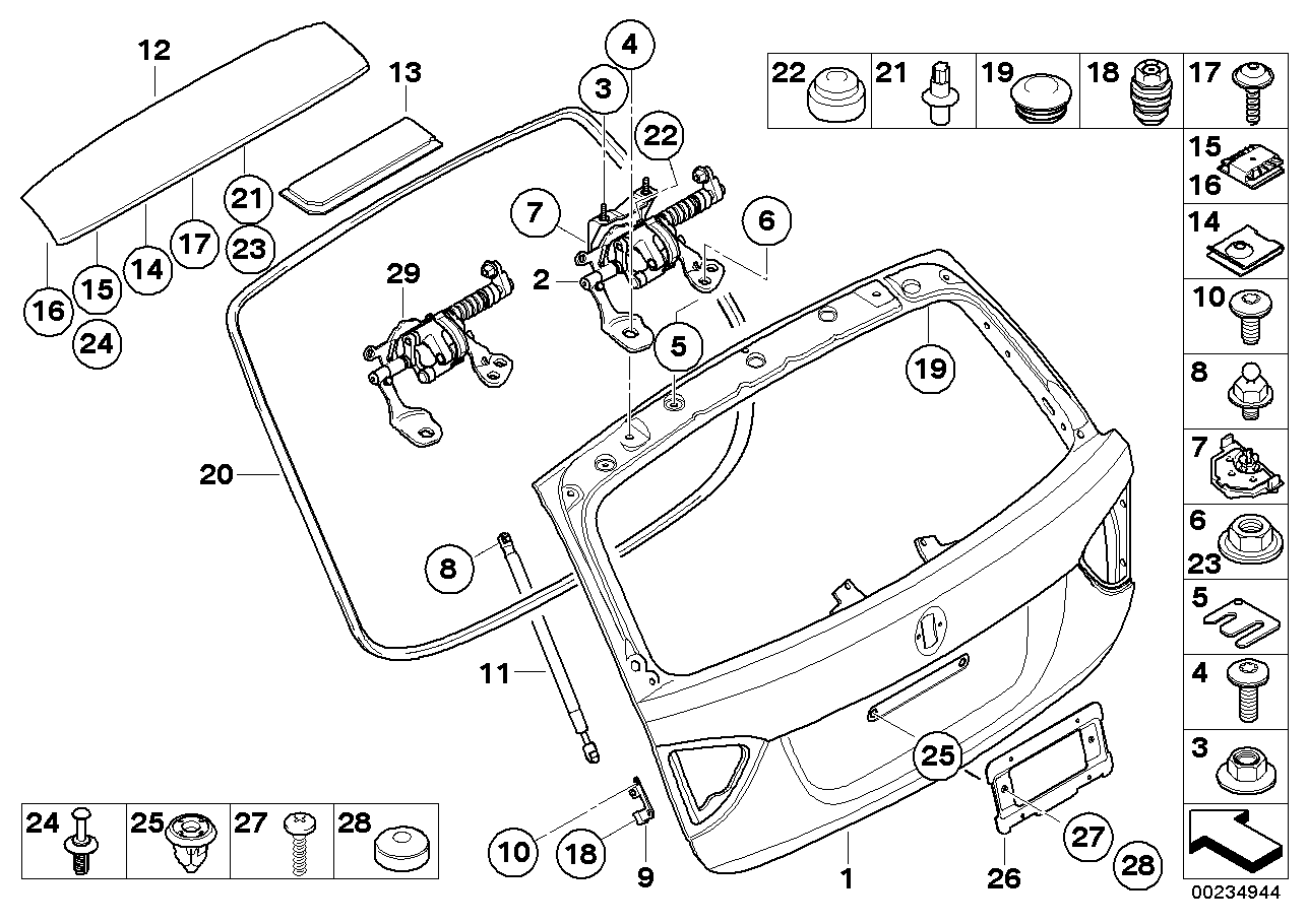 BMW 51247127875 - Kaasujousi, tavaratila inparts.fi