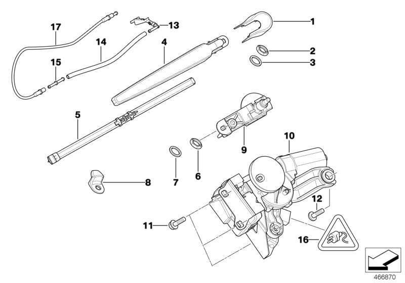 BMW 61 62 7 118 206 - Pyyhkijänvarsisarja inparts.fi