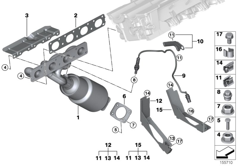 BMW 11 78 7 530 283 - Lambdatunnistin inparts.fi