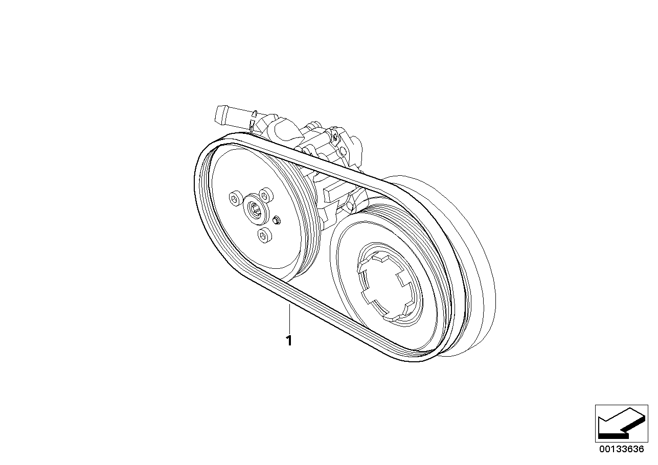 BMW 11 28 7 794 070 - Moniurahihna inparts.fi