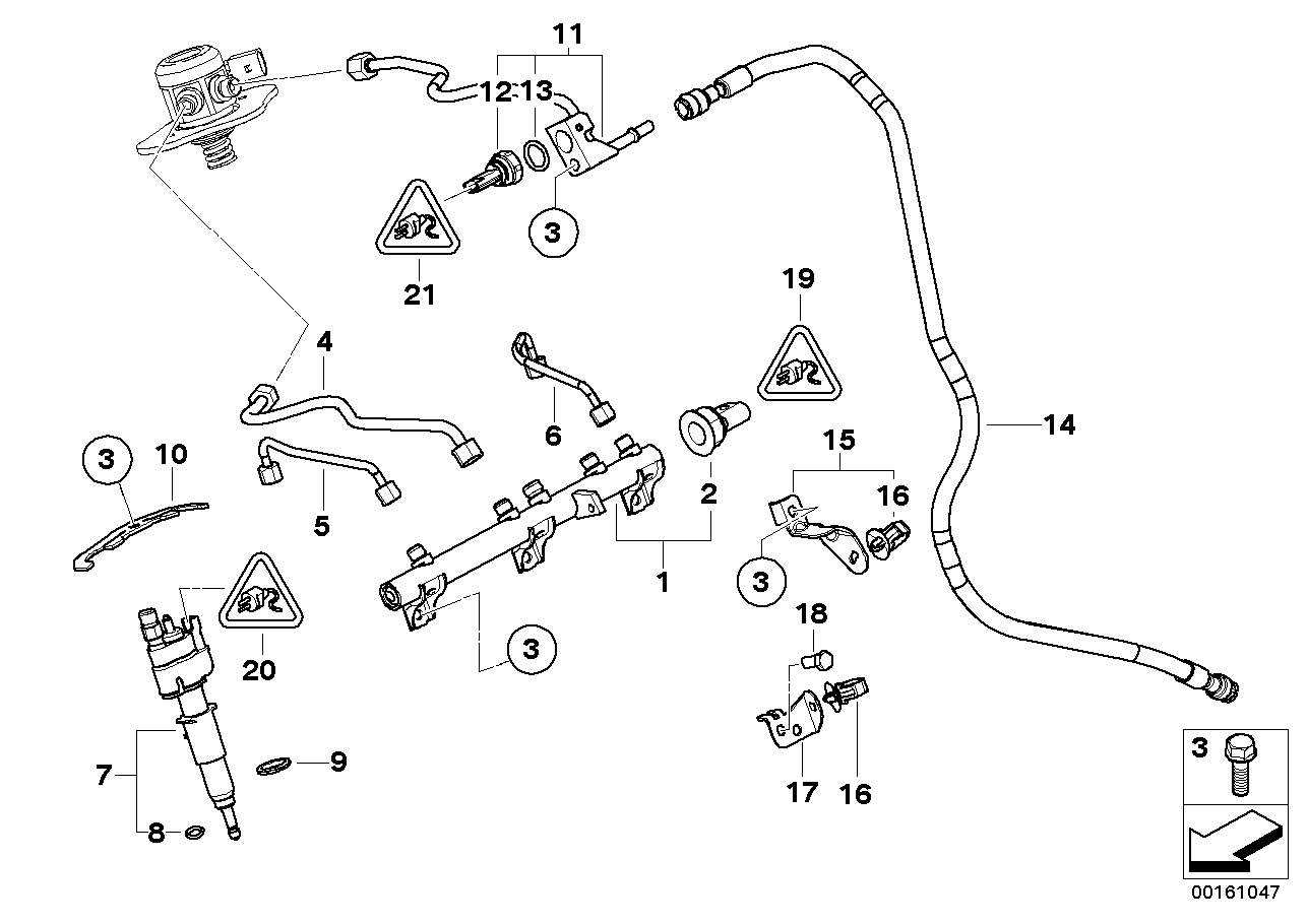 BMW 13 53 7 584 315 - Tiivisterengas, ruiskutusventtiili inparts.fi