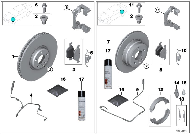 BMW 34356757896 - Kulumisenilmaisin, jarrupala inparts.fi