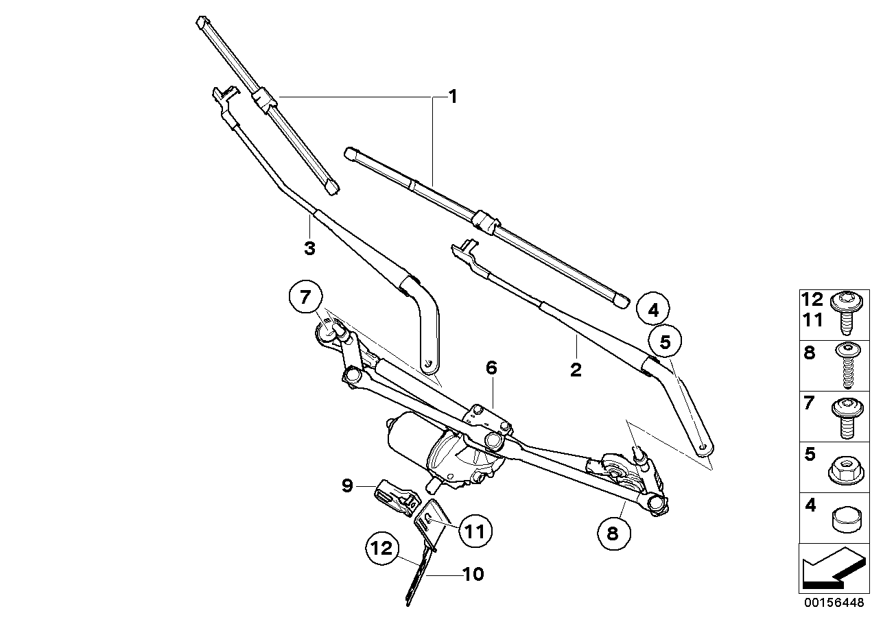 BMW 61610038893 - Pyyhkijänsulka inparts.fi