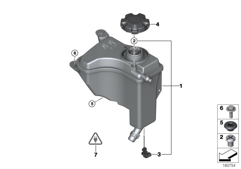 BMW 17138570079 - Nestesäiliö, jäähdytysneste inparts.fi