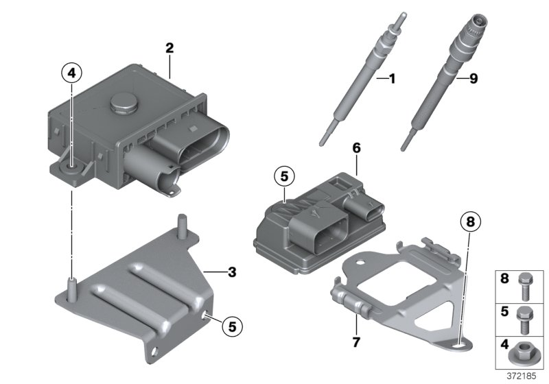 BMW 12 21 7 798 000 - Ohjainlaite, hehkutusjärjest. inparts.fi