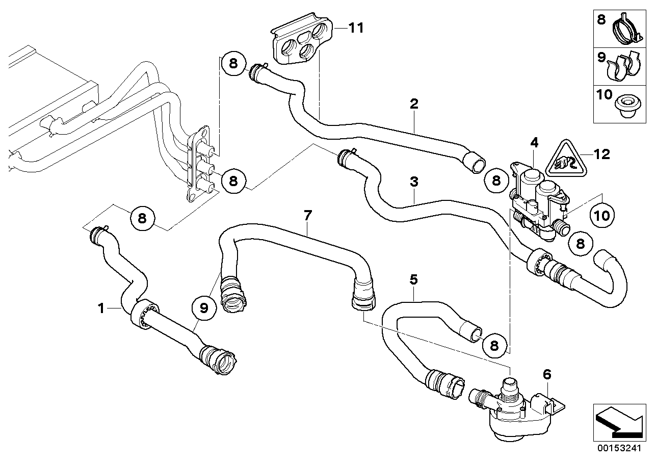 BMW 64 12 6 927 915 - Jäähdytysnesteen säätöventtiili inparts.fi