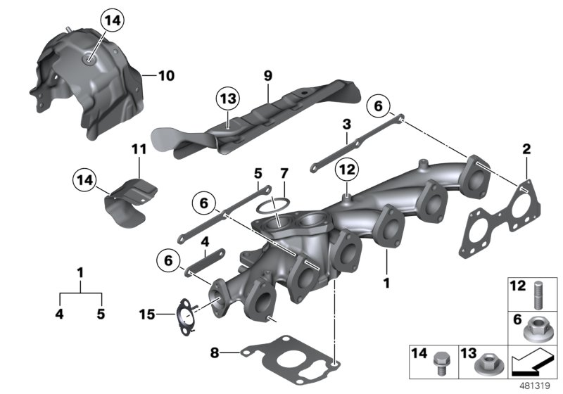 BMW 11627805457 - Tiiviste, ahdin inparts.fi