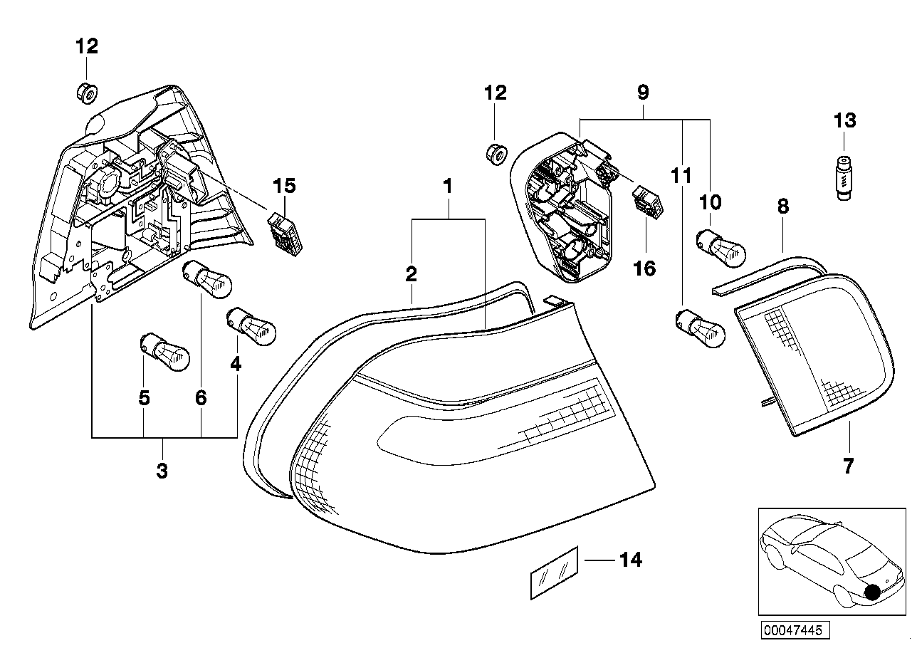 BMW 6321-6910-537 - Takavalo inparts.fi