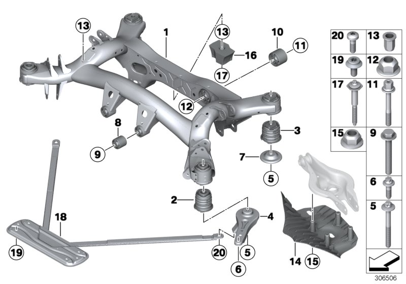 BMW 33 31 6 769 376 - Tukivarren hela inparts.fi