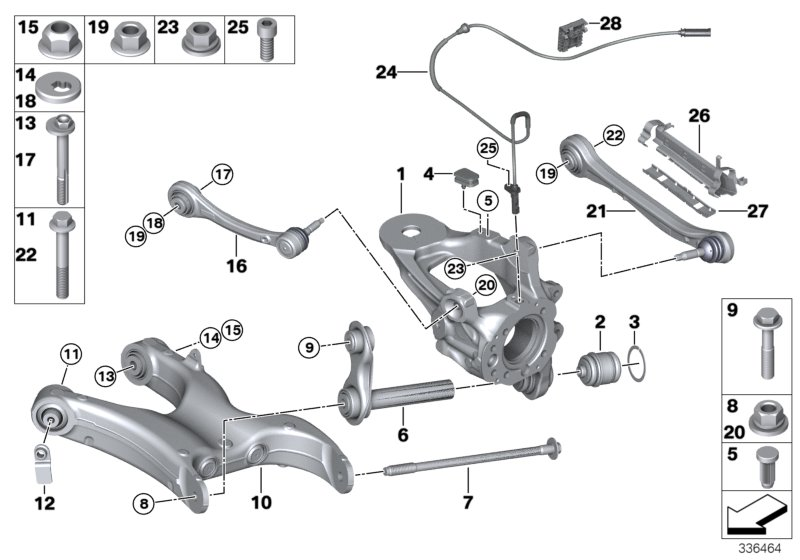 BMW 33306777170 - Caster-säätölevy, akseli inparts.fi