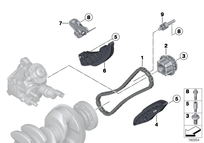 BMW 13 52 7 797 905 - Jakoketjusarja inparts.fi