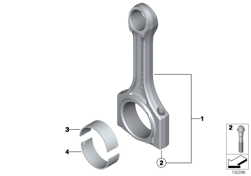 BMW 11247516808 - Kiertokangen pultti inparts.fi