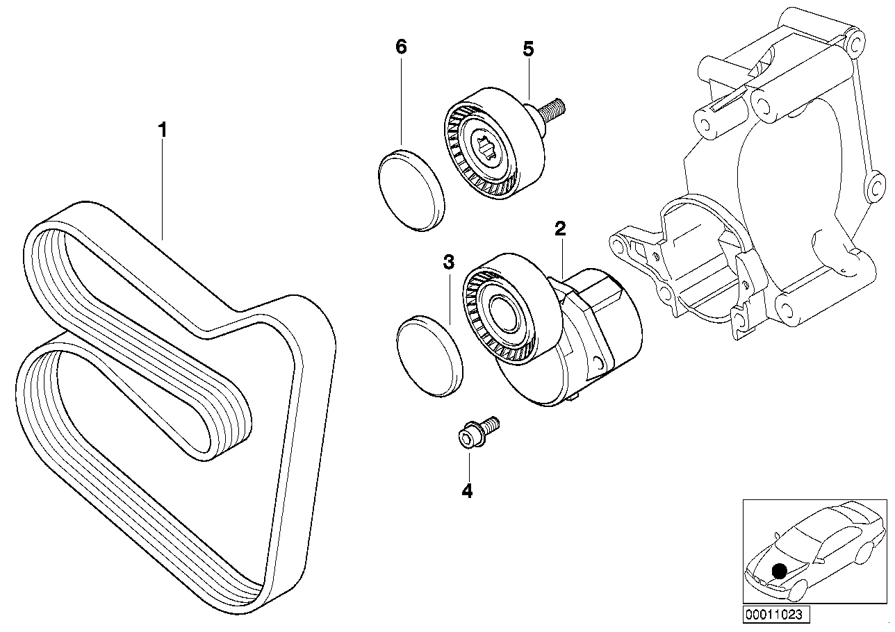 PEUGEOT 11281437369 - Moniurahihna inparts.fi