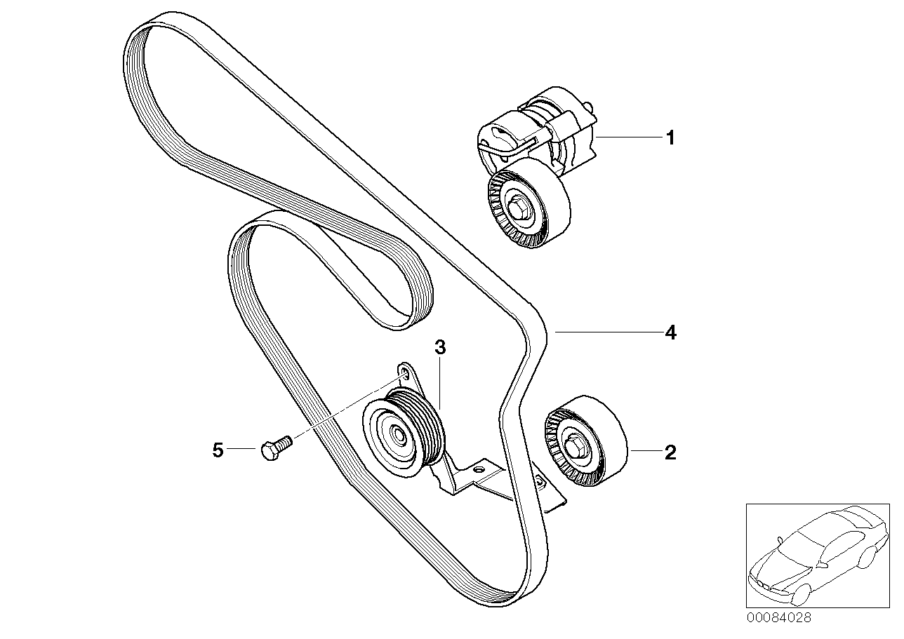 BMW 11 28 1 440 378 - Ohjainrulla, moniurahihna inparts.fi