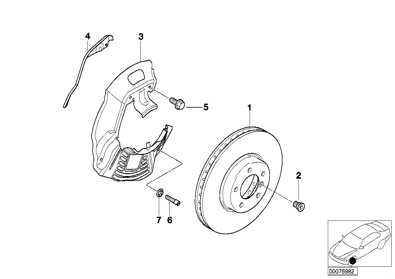 BMW 34116767059 - Jarrulevy inparts.fi