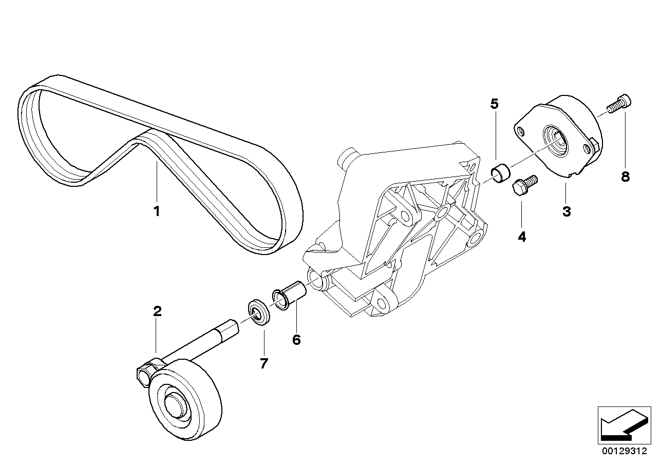 Honda 64557786171 - Moniurahihna inparts.fi