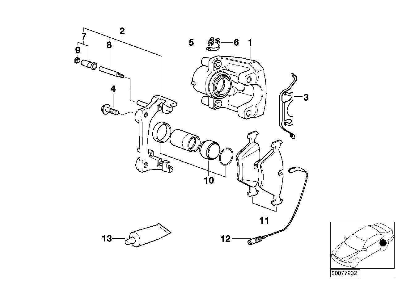 BMW 34 21 6 761 281 - Jarrupala, levyjarru inparts.fi