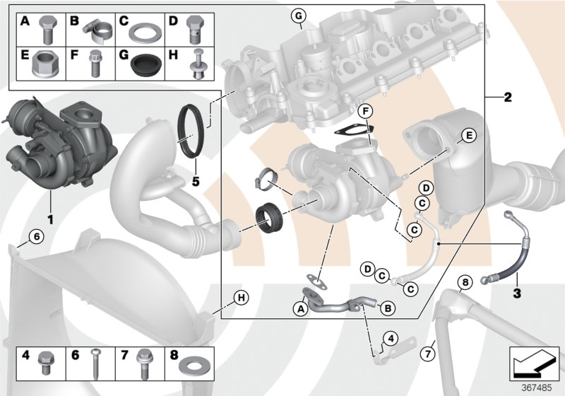 FORD 11652248901 - Asennussarja, turboahdin inparts.fi