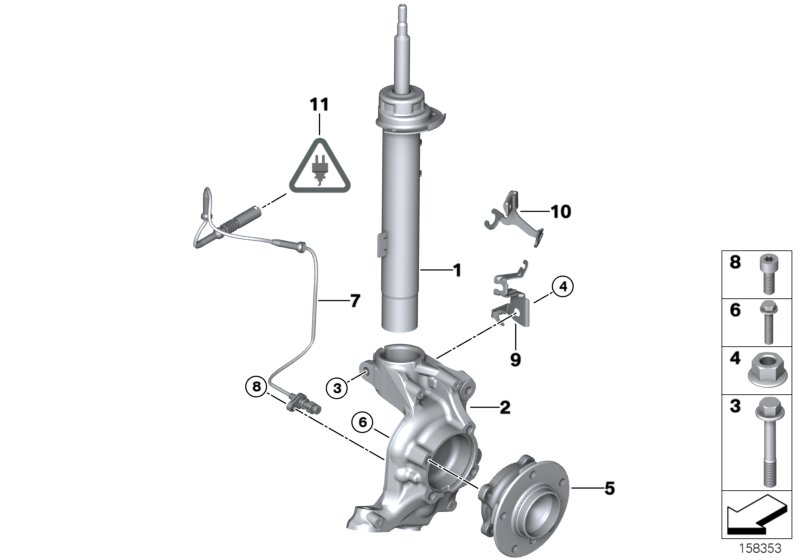 BMW 31 31 6 785 593 - Iskunvaimennin inparts.fi