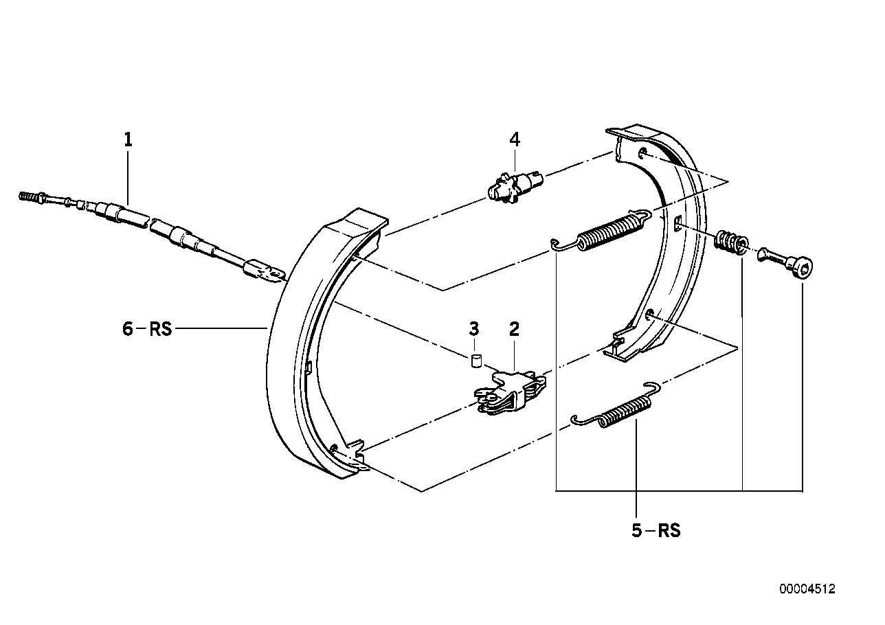 BMW 34416761289 - Jarrukenkäsarja, seisontajarru inparts.fi