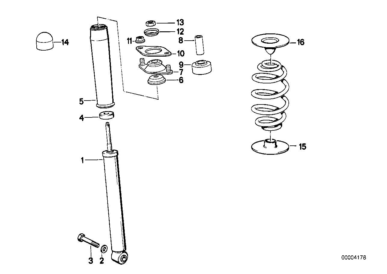 BMW 33 52 1 135 636 - Iskunvaimennin inparts.fi