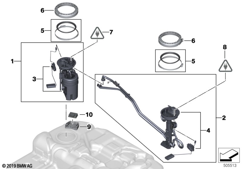 BMW 16 11 7 195 465 - Polttoainepumppu inparts.fi