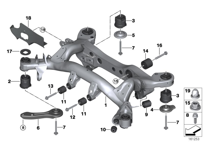 BMW 33 31 6 758 259 - Tukivarren hela inparts.fi