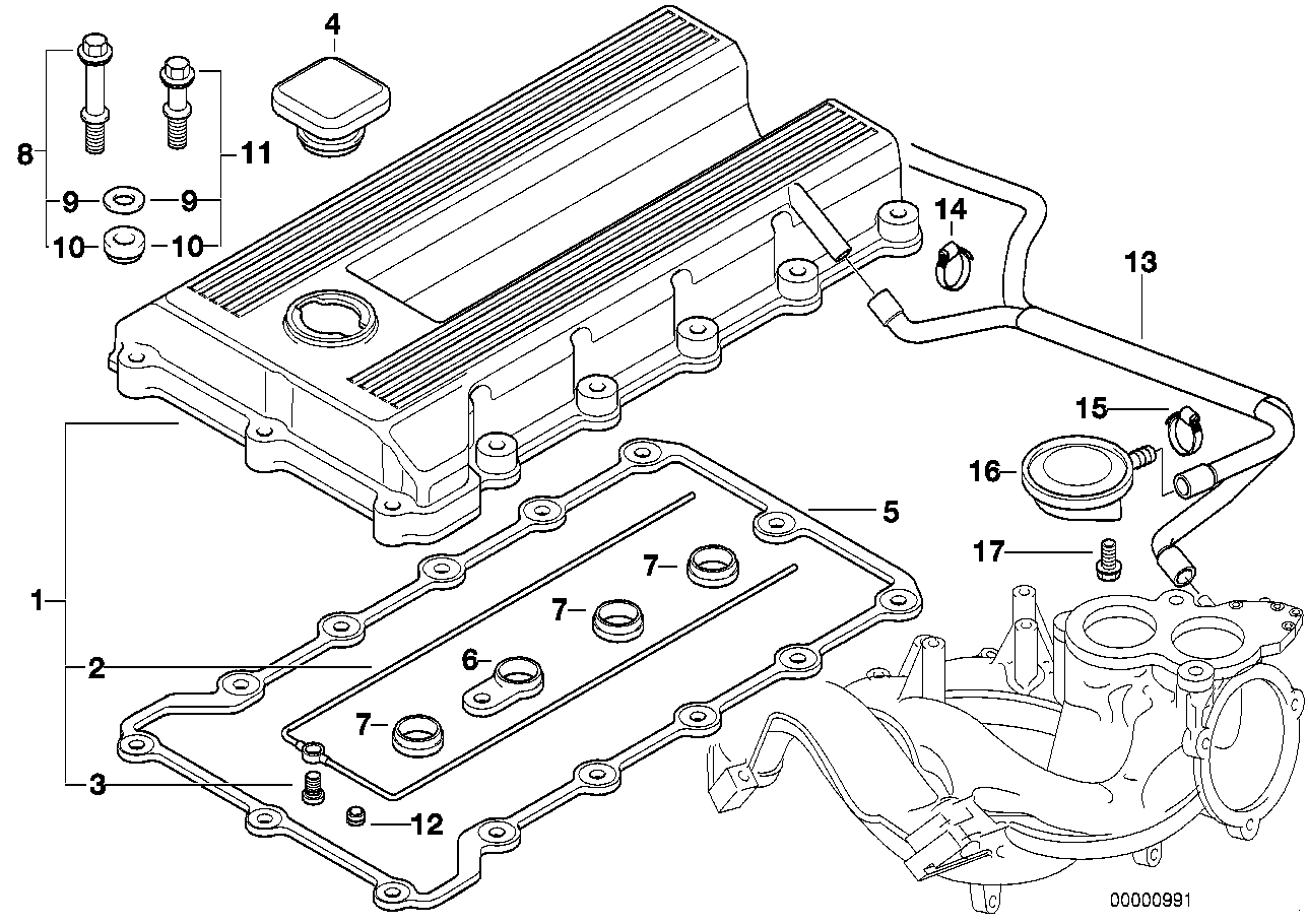 BMW 11 12 1 743 294 - Korkki inparts.fi