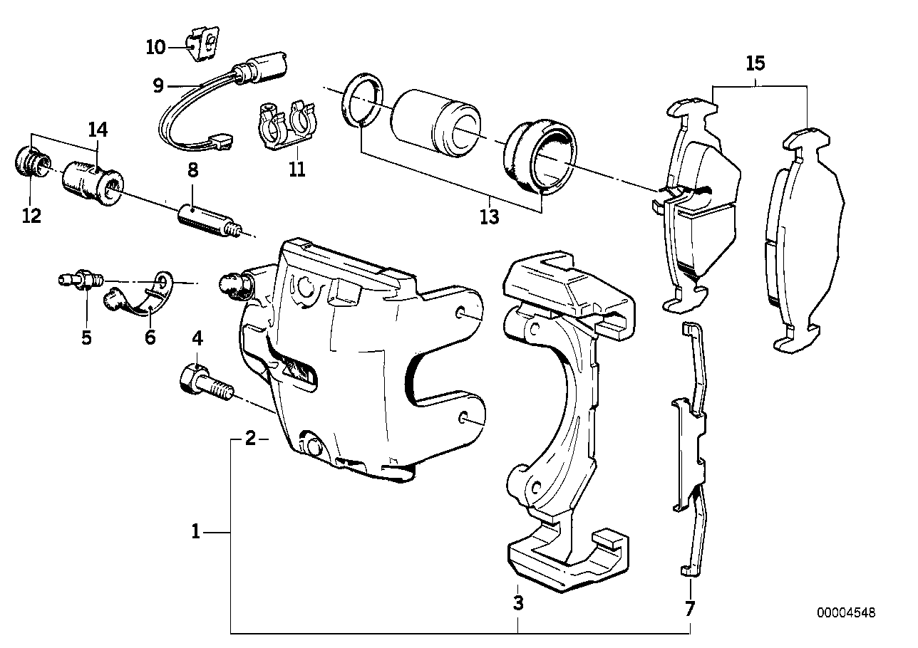 BMW 34111153197 - Tarvikesarja, jarrupala inparts.fi