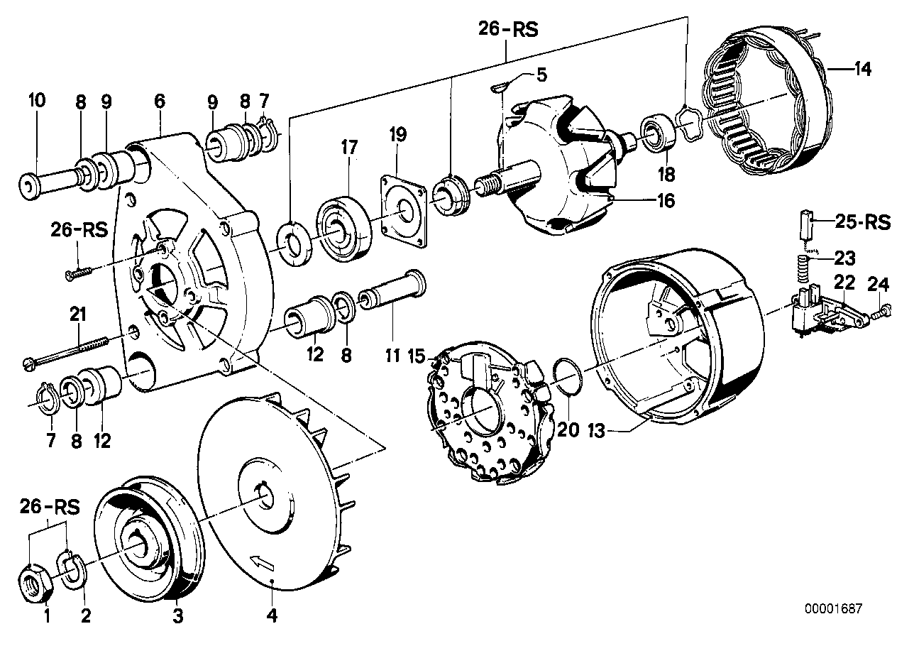 BMW 12 31 1 279 541 - Tiivisterengas inparts.fi