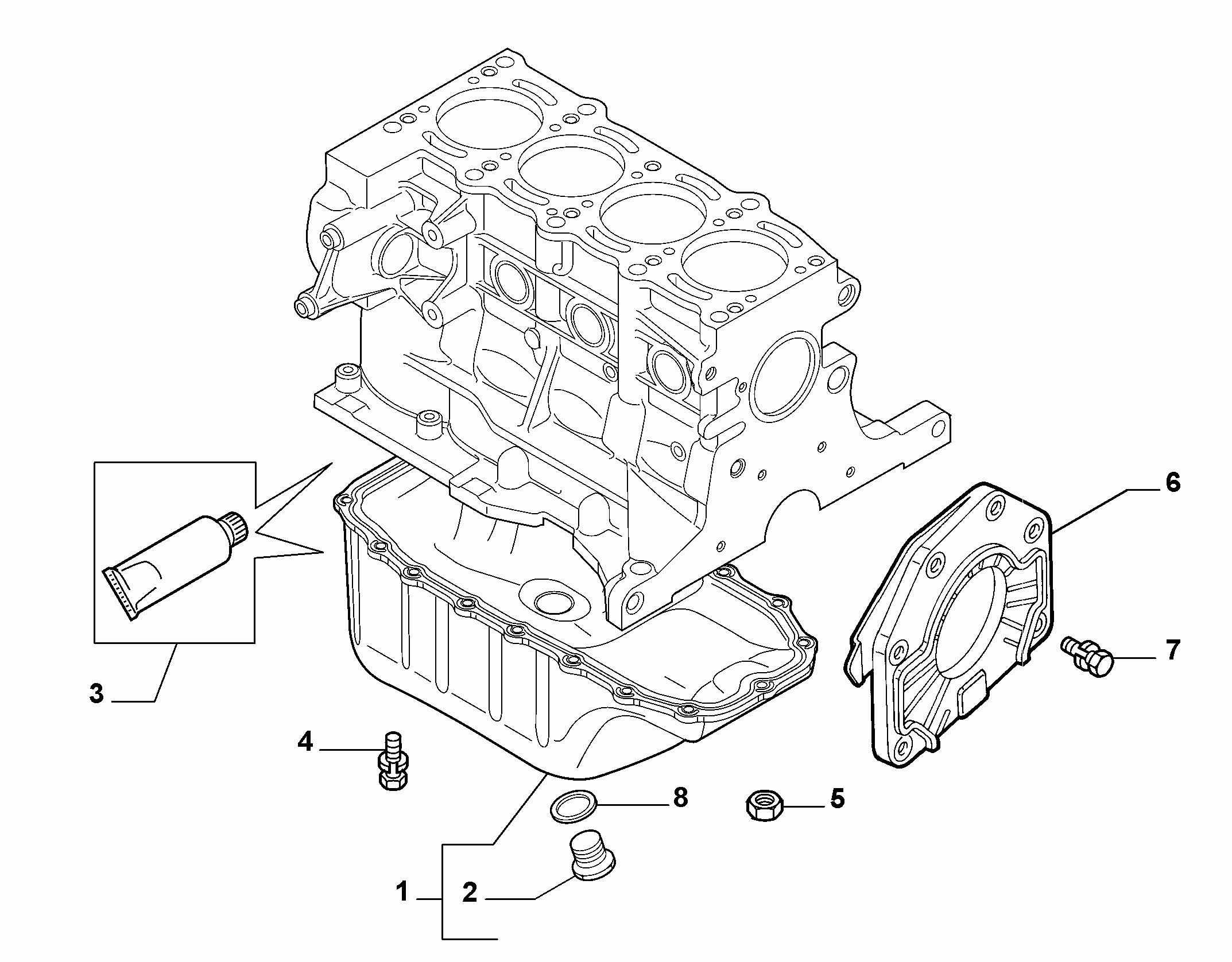 FIAT 46539824 - Akselitiiviste, kampiakseli inparts.fi