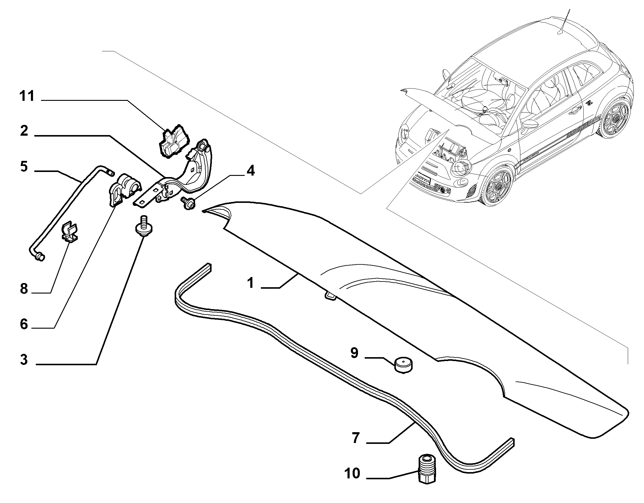 FIAT 51859537 - Konepelti inparts.fi