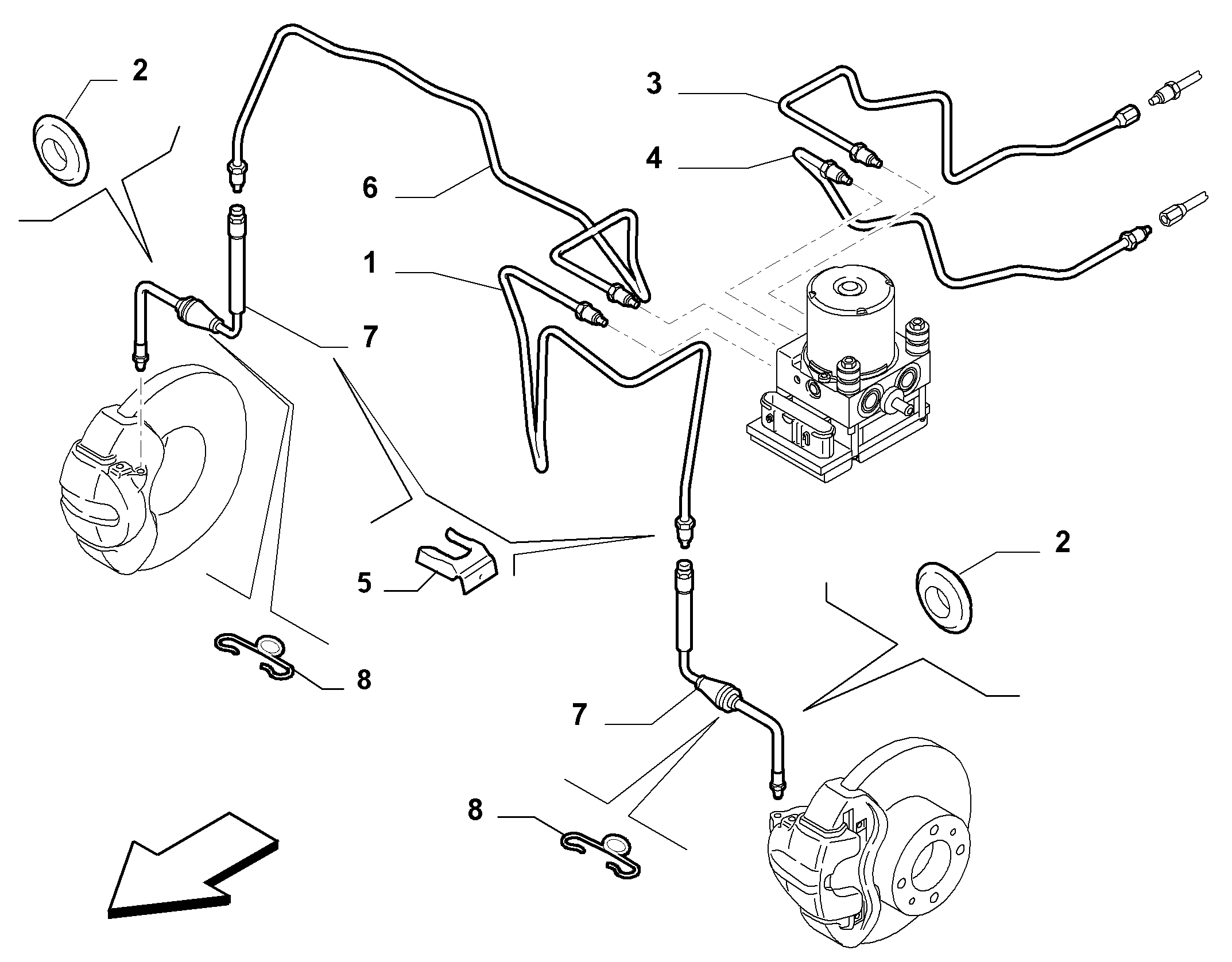 Chrysler 51800680 - Jarruletku inparts.fi