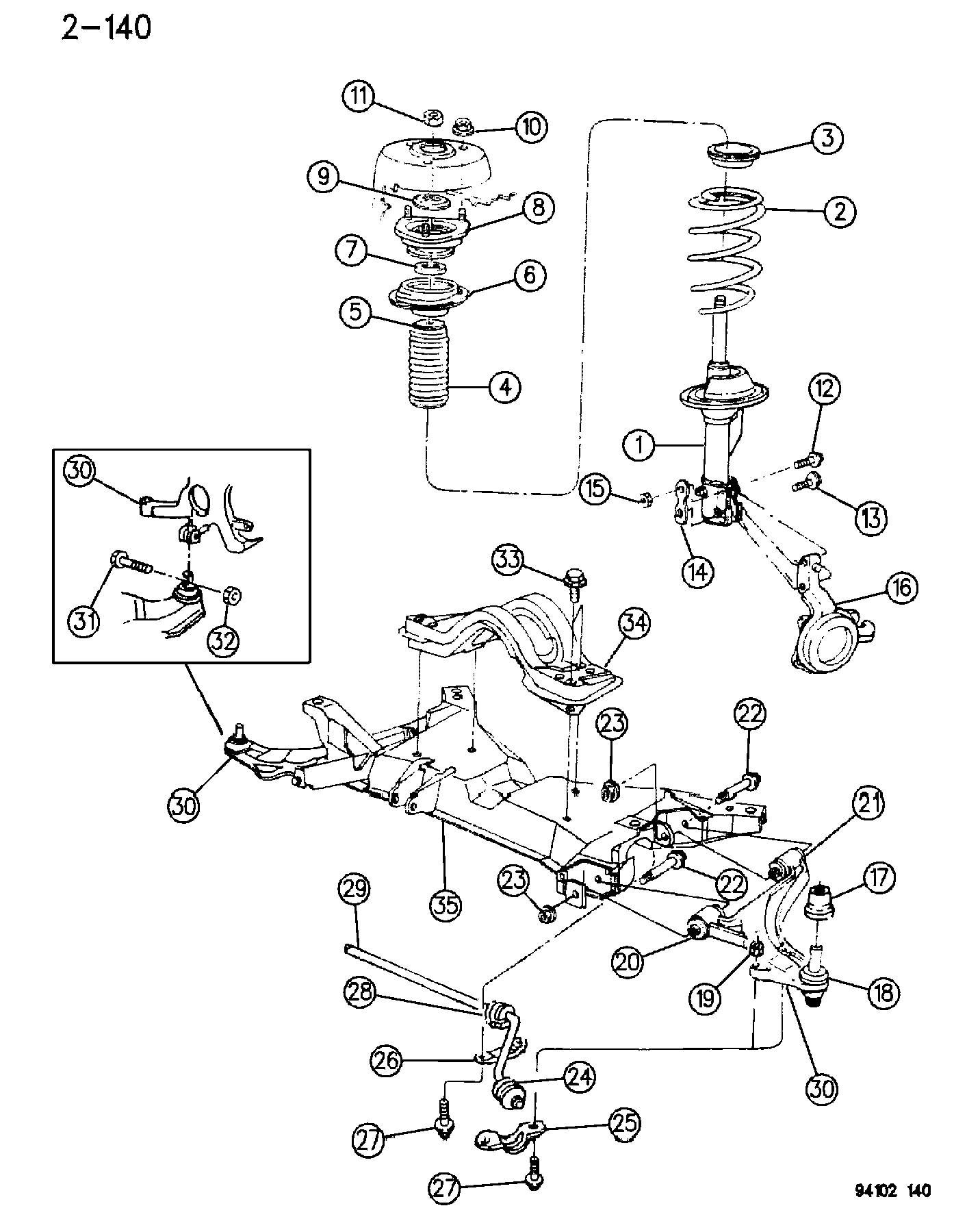 Chrysler 474 3643 - Iskunvaimennin inparts.fi