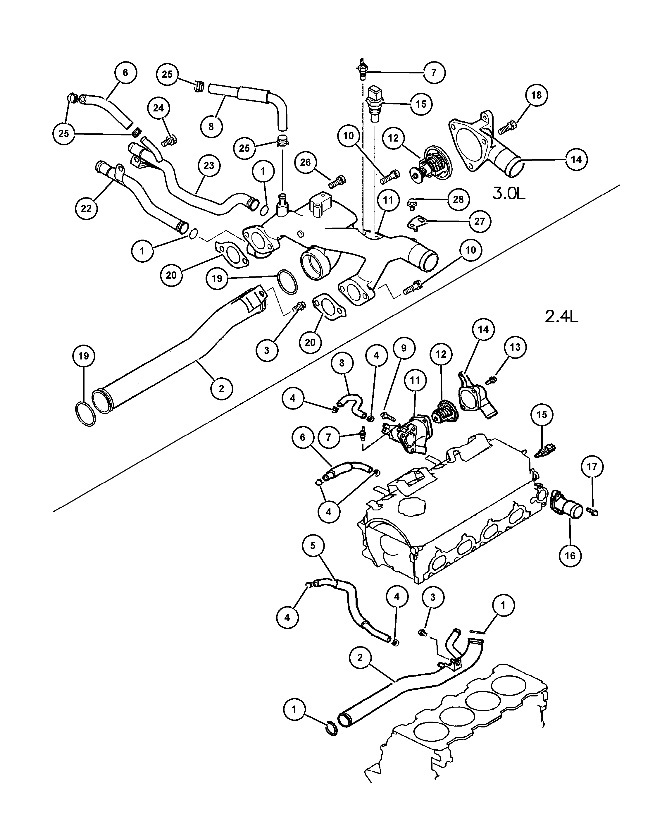 Mitsubishi MD32 8070 - Termostaatti, jäähdytysneste inparts.fi