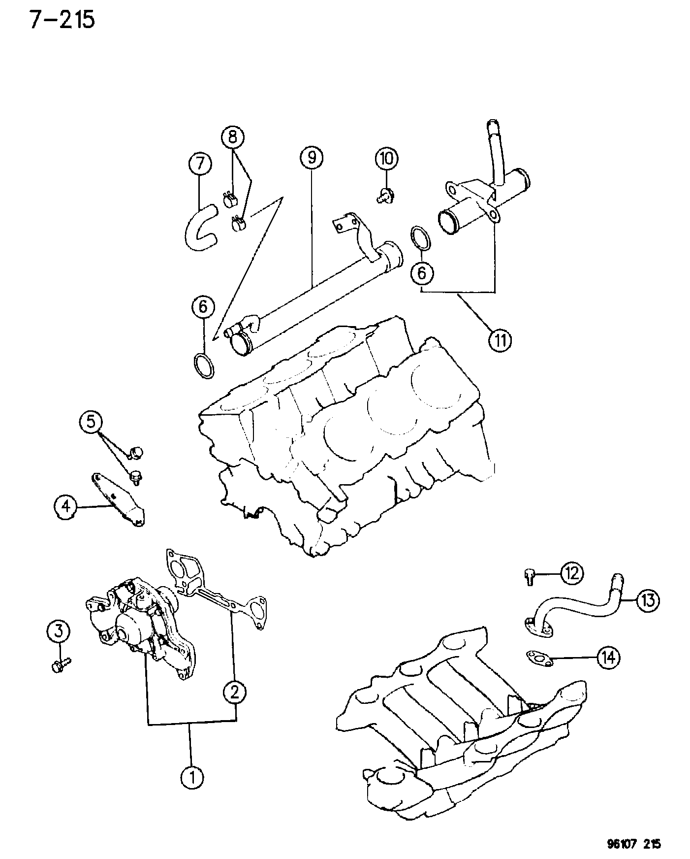 Chrysler MD97 3940 - Vesipumppu inparts.fi