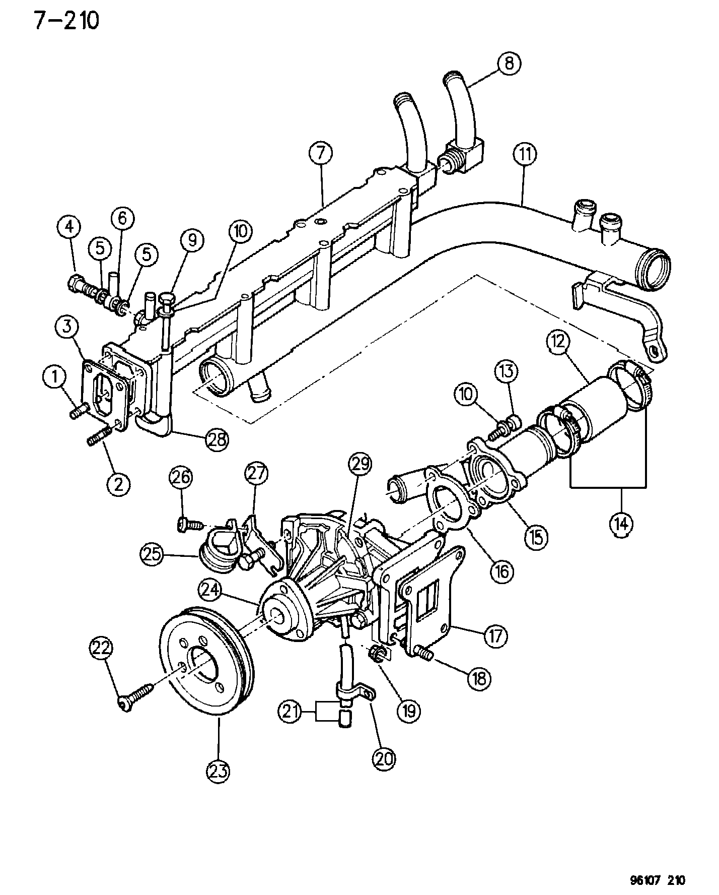 Chrysler 486 4688 - Vesipumppu inparts.fi